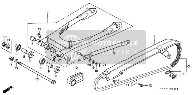 Swingarm/Chain Case